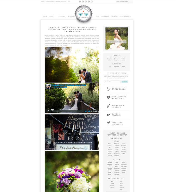GT Modern Creations - Storyboard Wedding